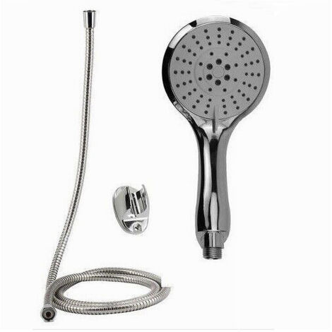Cleafe - Kit Doccetta Doccino Multigetto Soffione Doccia Bagno Laccio 1,8 Mt Staffa 69332 -