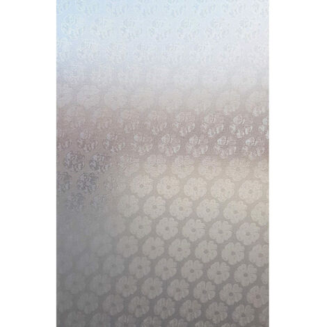 TRADE SHOP - Pellicola Adesiva Decorativa 3d Fiori 10107 Pvc Vetro Finestra Finestre -