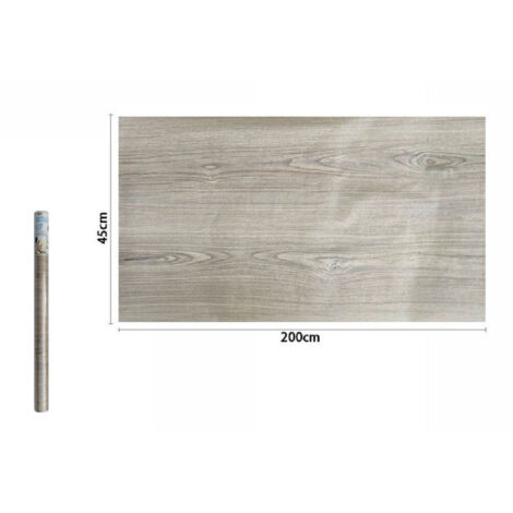 TRADE SHOP - Rotolo Pellicola Adesiva Per Parete Effetto Legno 45cmx2mt Mobili Cassetti 71239 -