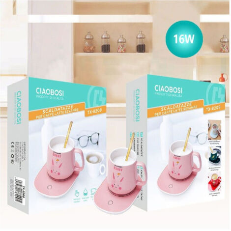 Scalda tazze, Scalda tazze da caffè elettrico, 55℃ caldo costante, alimentato tramite USB, con