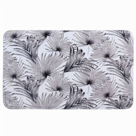 Cleafe - Tappeto Tappetino Per Arredo Bagno 45 X 75cm Fantasia Con Stampa Tropicale 87074 -