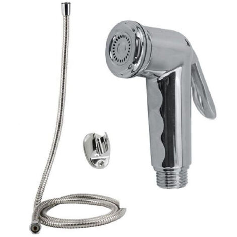 TRADE SHOP - Kit Doccetta Doccino Bidet Bidè Intimo Anziani Disabili Laccio 1.2m Staffa 69312 -