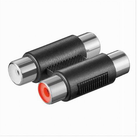 Accoppiatore RCA Da Femmina A Femmina Connettore Componente Adattatore Oro Video - Foto 4