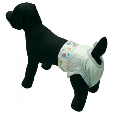 TRADE SHOP - Mutandine Pannolini Igienici Per Cane Gatto Assorbenti Taglia Large 47x31,5 Cm -