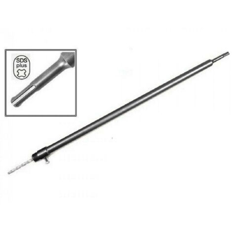 TRADE SHOP - Asta In Acciaio Per Fresa A Tazza Carotatrice Con Attacco Sds Max O Sds Plus Cm - -SDS Plus 35 cm -