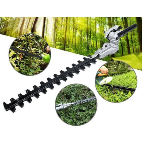 TRADE SHOP - Adattatore Da Decespugliatore A Tagliasiepi 26mm 9 Denti Accessorio Regolabile -