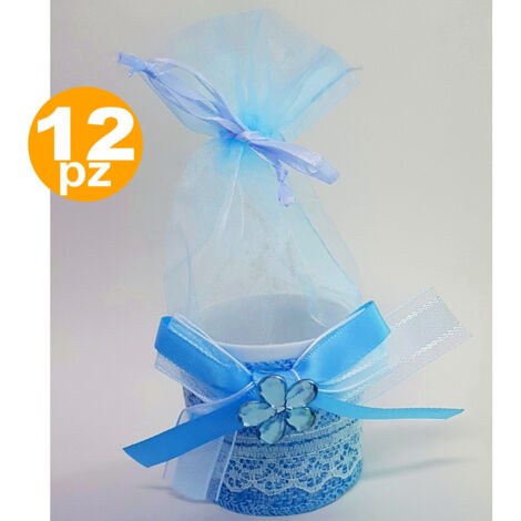 Sacchetto portaconfetti harmony bianco 5x4xh15,5 cm in cartoncino uso alimentare