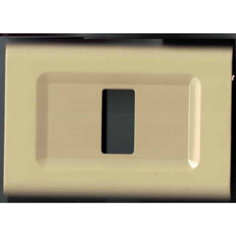 TRADE SHOP - Placchette Placche In Abs Serie Magic Elite Bticino Compatibili Color Copriprese - Avorio -5 fori     -