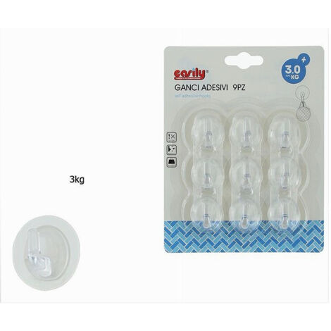 Gancio da appendere Bright in pvc trasparente lucido | Leroy Merlin