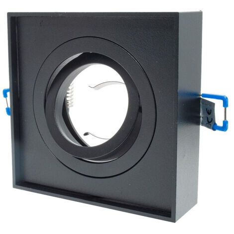 Portafaretto Da Incasso Orientabile 85mm Per Cartongesso - Alluminio Bianco Per GU10 E GU5.3
