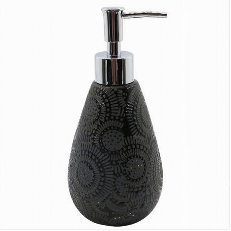 Hosoncovy - Set di 4 accessori da bagno con dispenser per sapone, tazza da bagno, portasapone, porta spazzolino e porta pasta da denti (Rosa