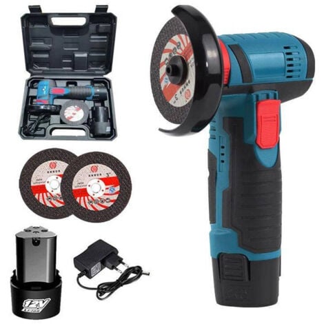 Smerigliatrice Angolare Senza Fili 76mm | 2 Batterie Ricaricabili | 19500 RPM | Ideale Per Taglio E Levigatura - Foto 2