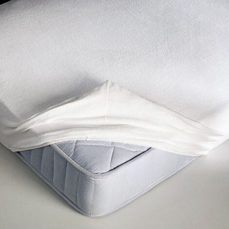 TRADE SHOP - Copri Materasso Spugna Idrorepellente Assorbente Traspirante Letto 90x195 Cm -