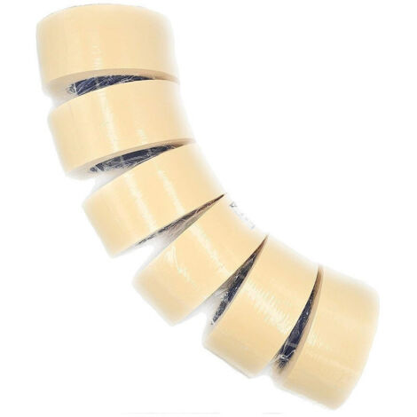 TRADE SHOP - Nastro Carta Per Mascheratura Verniciatura 50mtx50mm 6 Rotoli Carrozziere Pittura -