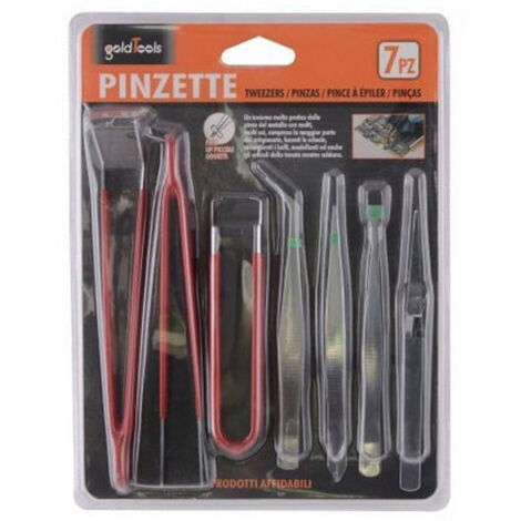 Pinze Chirurgiche Set Di 10 Pinzette Di Precisione, Antistatiche In Acciaio Pinze Modellismo - Foto 10