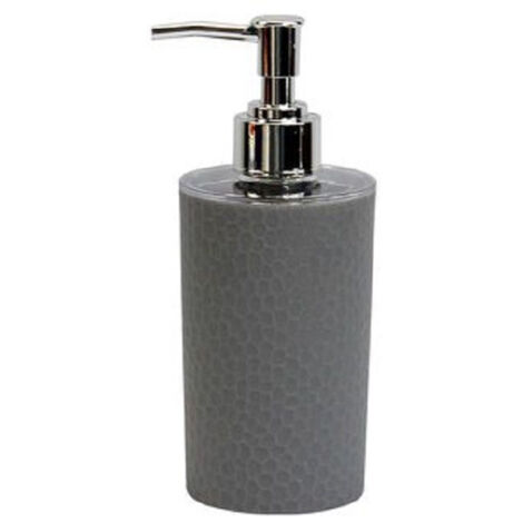 TRADE SHOP - Dispenser Sapone Liquido Bagno Per Lavandino Grigio Accessori Arredo Bagno 79797 -