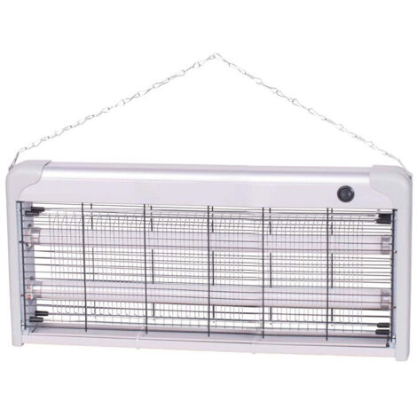 FLM SYSTEM Zanzariera Elettrica 12W 20w 30w Due Lampade Fluorescenza Contro Zanzare Insetti Mosche (30 - Foto 5