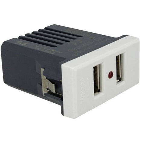 Caricatore USB tipo C e tipo A compatibile bticino living light tech