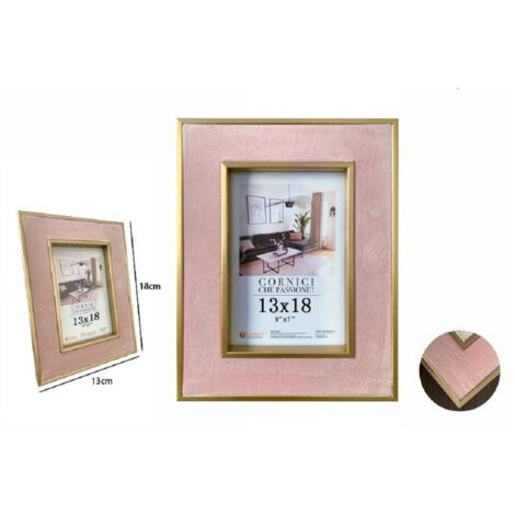 Bildershop-24 Cornice Portafoto Monza 60x80 Cm Oro Rosa - MDF Con Vetro Acrilico E Gancio - 4