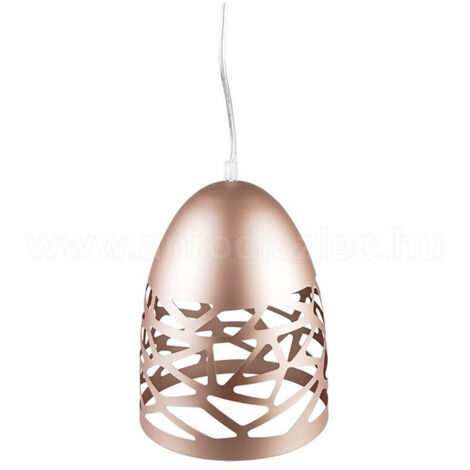 TRADE SHOP - Lampadario Pendente A Sospensione Colore Oro Champagne Stile Elegante Vt-7200 -