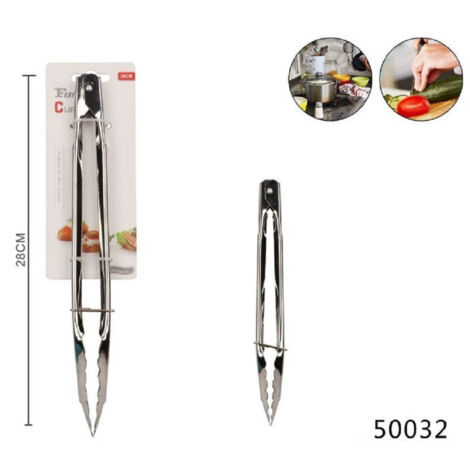 Pinza Anti-Scottatura In Acciaio Inox Per Forno E Friggitrice Ad Aria – Morsetto Per Ciotole E Piastre Con Grip In Silicone, Ergonomica - 2