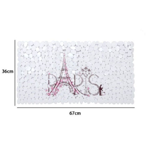 Gaorui Tappeto Da Bagno In PVC Poliestere Tappetino