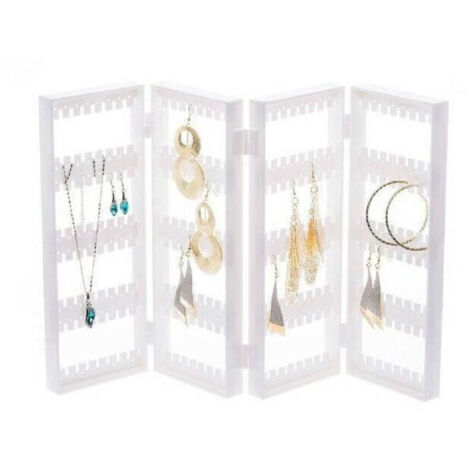 HKHJ - Vassoio per orologi, portagioie, per orecchini, bracciali, collane, bracciali, anelli, gioielli, vassoio, orologi, display, 6 compartments