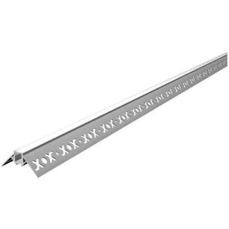 TRADE SHOP - Profilo In Alluminio 2 Mt Angolare Per Cartongesso Angolo A 90° Esterno Al-25 -