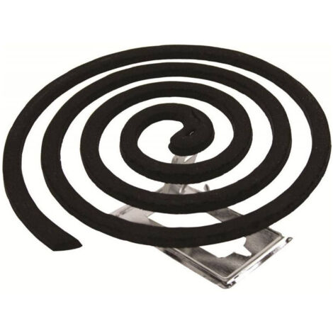 TRADE SHOP - Zampironi Profumati Spirali Incenso Repellente Antizanzare Insetti + Vaschetta -