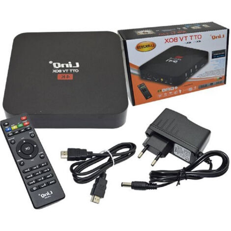 TRADE SHOP - Smart Ott Tv Box 4k Android Quad Core Wifi 8gb Ram 2gb Mini Pc Li-rk2829 Multimediale -
