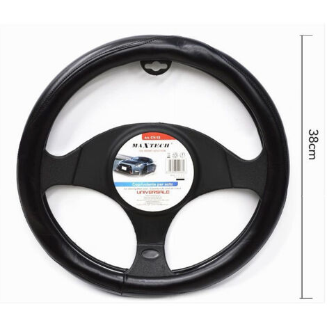 Set Coprivolante All'Uncinetto - Design Vintage Quadrati E Girasole - Copertura Per Volante 35-38 Cm (14-15 Pollici) - Accessori Auto Carini