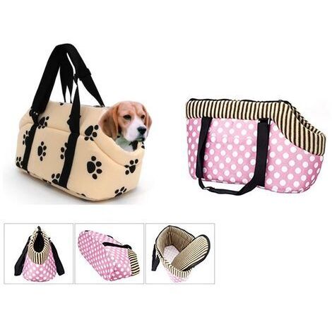 TRADE SHOP - Borsa Per Il Trasporto Con Zip Trasportino Cane Gatto Animali Domestici Taglia -    S-M