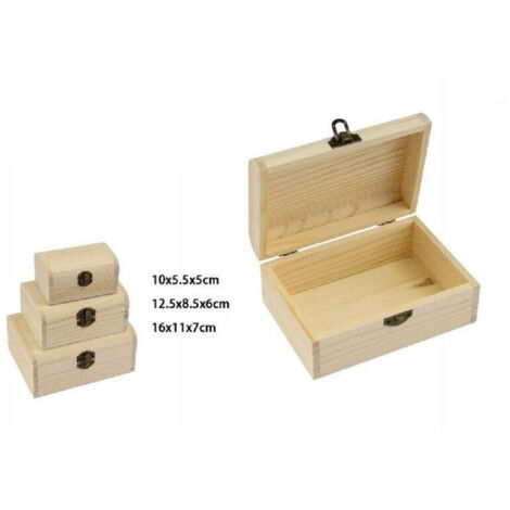 TRADE SHOP - Set 3pz Scatole In Legno Decoupage Portagioie Matrioska Cofanetto 74014a Ly-3078 -