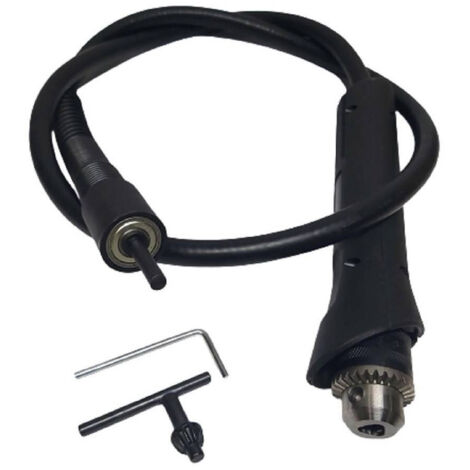 TRADE SHOP - Albero Prolunga Flessibile Per Trapano 130 Cm Con Mandrino A Cremagliera - (1/5)