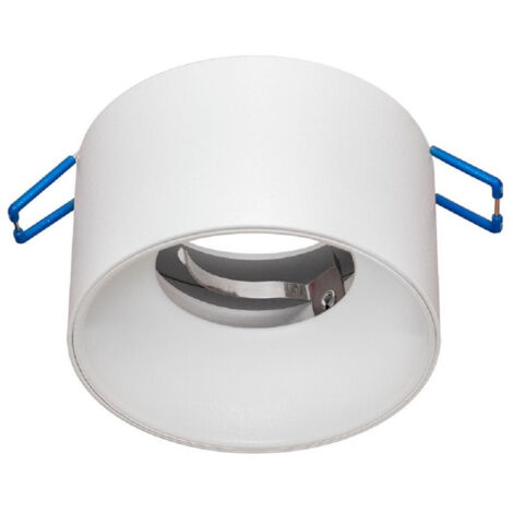 TRADE SHOP - Portafaretto Tondo Incasso 70mm Luce Soffitto Cartongesso Lampade Led Gu10 Gu5.3 - Bianco