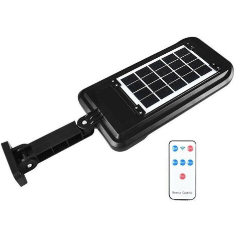 TrAdE Shop Traesio - Faro Lampione Stradale Pannello Solare Fotovoltaico Sensore 160 Led Cob Hs-8013 -