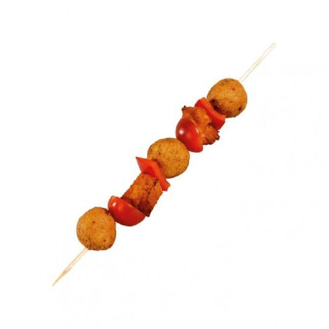 Food Gadget 150 Spiedini Di Bamb&ugrave; Extra Lunghi 12 Pollici - Per Barbecue, Kebab, Frutta, Ideali Per Feste Bastoncini Per Kebab