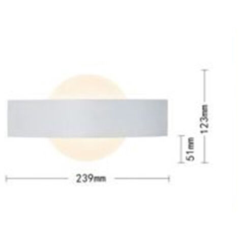 Applique Doppia Emissione Luce LED RGB RGBW Multicolore Parete - Foto 3