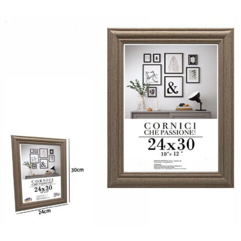 Bildershop-24 Cornice Lemgo Con Giunto Ombreggiato Per Tela, Legno Rovere Naturale, 50x70 Cm, Made In Germany