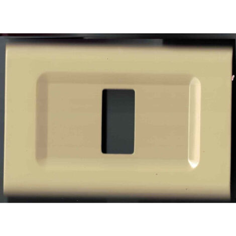 TRADE SHOP - Placchette Placche In Abs Serie Magic Elite Bticino Compatibili Color Copriprese - Cappuccino -5 fori -