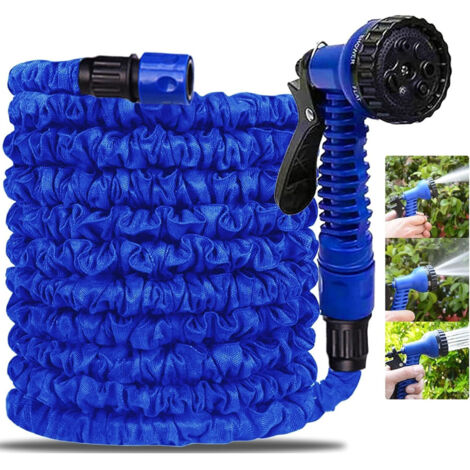 TRADE SHOP - Tubo Magico Da Giardino 15 Metri Allungabile Estensibile Magic Hose Vari Colori -