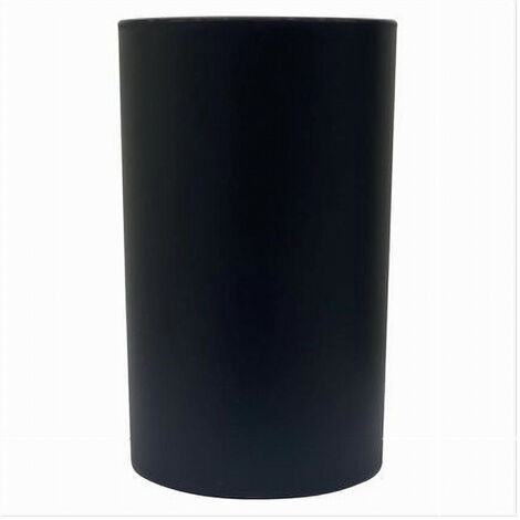 TRADE SHOP - Bicchiere Porta Spazzolini Dentifricio Colore Nero Accessorio Arredo Bagno 79195 - (1/3)