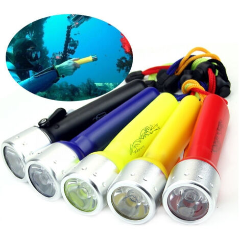 TrAdE Shop Traesio - Torcia Subacquea Impermeabile Led 180 Lumen Cree 40 Metri Q3 Sub Luce Lampada 3w - (1/5)