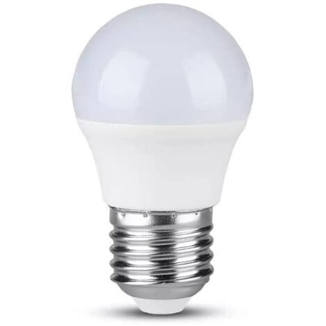 TRADE SHOP - Lampadina Led E27 Bulbo Grande G45 4w Luce Calda Lampada Illuminazione Vtac 1830 - (1/2)