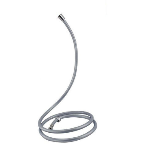 TRADE SHOP - Laccio Tubo Flessibile Doccia In Pvc Grigio Universale Lunghezza 1,8 Metri 69231 -