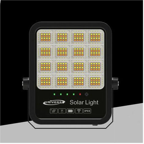 TRADE SHOP - Faro Led Proiettore 200w Ip65 Cct 3in1 Con Pannello Solare Telecomando Ry-200w-3c - (1/5)