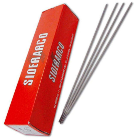 TRADE SHOP - Elettrodi Per Ferro E Acciaio Siderarco 48a 300 Mm X D. 2,5 Mm Confezione 230pz -