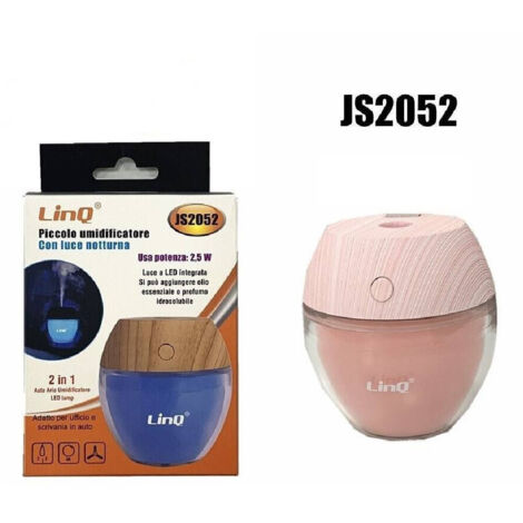 TRADE SHOP - Mini Umidificatore Diffusore Aroma Profumo Con Luce Notturna 2.5w Ufficio Js2052 -