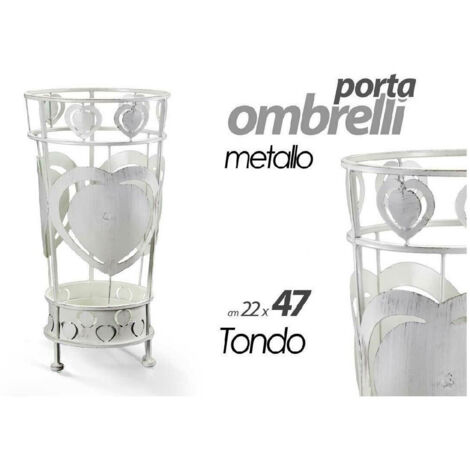 Porta Ombrelli In Acciaio Inox Torce', 25Cm, Argento | Leroy Merlin