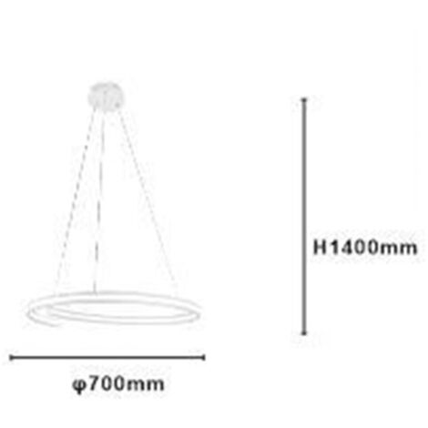 Lampadario A LED 100W Buybuy Con Telecomando, Regolabile 6800lm, Per Interni